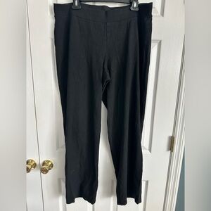 Eileen Fisher Black Straight Leg Pants